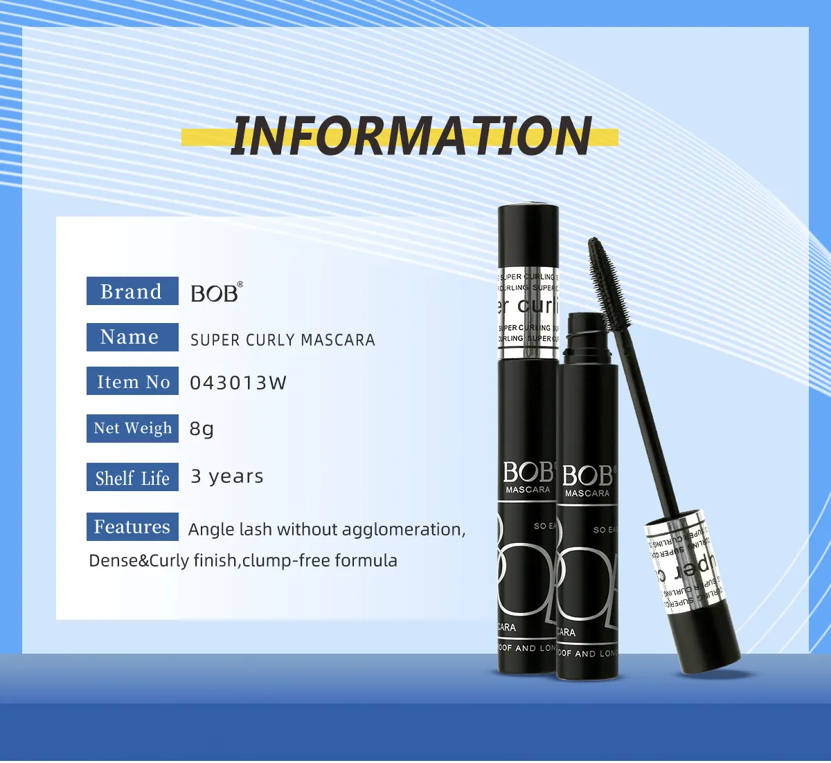 BOB SUPER CURL MASCARA - BOB